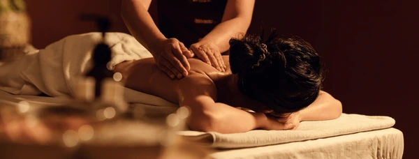 Essential oils massage